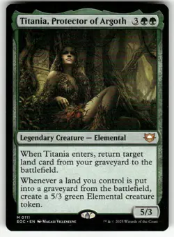 TITANIA, PROTECTOR OF ARGOTH #111 MTG COMMANDER: EDGE OF ETERNITIES - Image 1