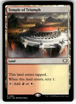 TEMPLE OF TRIUMPH #188 MTG COMMANDER: EDGE OF ETERNITIES - Image 1