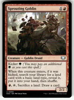 SPROUTING GOBLIN #90 MTG COMMANDER: EDGE OF ETERNITIES - Image 1