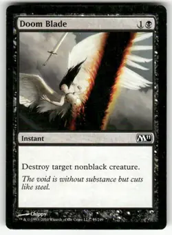 DOOM BLADE #95 MTG MAGIC 2011 (M11) - Image 1