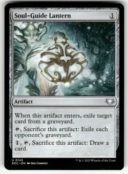 SOUL-GUIDE LANTERN #143 MTG COMMANDER: EDGE OF ETERNITIES - Image 1