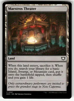 MAESTROS THEATER #167 MTG COMMANDER: EDGE OF ETERNITIES - Image 1