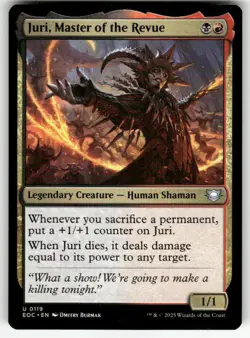 JURI, MASTER OF THE REVUE #119 MTG COMMANDER: EDGE OF ETERNITIES - Image 1