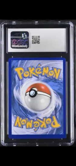 Pokemon MISCUT POP 1 Totodile Square Cut Error Rare CGC Graded 1/1 Fusion Strike - Image 2