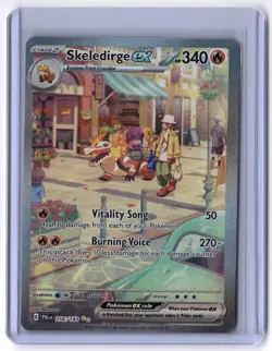 Skeledirge ex - 258/193 Special Illustration Rare Holo NM Pokemon SV02: Paldea E - Image 1