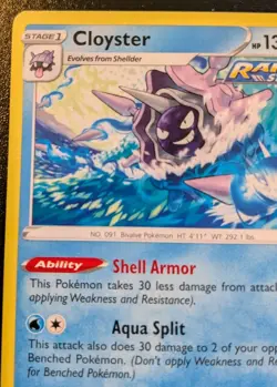Cloyster 051/264 Rare Sword & Shield: Fusion Strike Pokemon TCG - Image 2