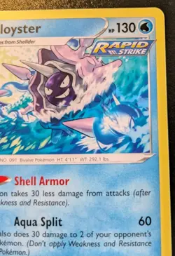 Cloyster 051/264 Rare Sword & Shield: Fusion Strike Pokemon TCG - Image 3