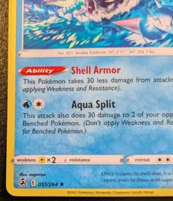 Cloyster 051/264 Rare Sword & Shield: Fusion Strike Pokemon TCG - Image 4
