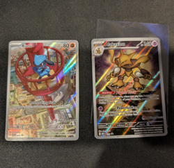 Alakazam 009 & Riolu 010 Pokemon Center ETB Promos Mega Evolutions NM - Image 1