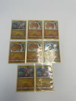 Pokemon Lot of 8 Dragonite Holos all are Cosmos Holos M-NM Unplayed - Image 1