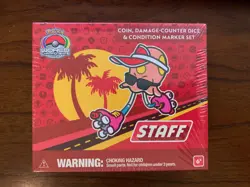 Pokemon SEALED 2025 World Championships Anaheim STAFF Coin, Dice, Condition Set! - Image 1