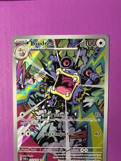Loudred 212/182 Sv04: Paradox Rift Illustration Rare Holo Pokemon TCG NM - Image 3
