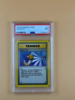 Pokemon Scoop Up 078/102 Base Set PSA 9 - Image 1