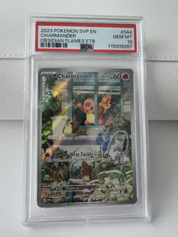 2023 POKEMON SVP EN-SV BLACK STAR PROMO #044 CHARMANDER PSA 10 - Image 1
