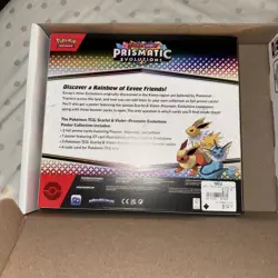 NEW Pokemon TCG S&V Prismatic Evolutions Poster Collection Box Sealed 3 Packs - Image 2