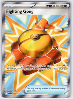 Pokemon Fighting Gong 168/132 Ultra Rare Full Art Mega Evolution English - Image 1