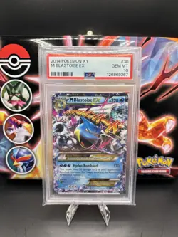 PSA 10 2014 Mega Pokemon XY M Blastoise EX #30/146 Holo - Image 1