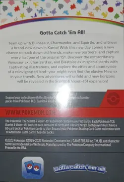 Pokemon TCG Scarlet and Violet 151 Booster Bundle 6 Packs Set SEALED 290-85321 820650853210 - Image 3