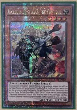 Incredible Ecclesia, the Virtuous RA04-EN039 Quarter Century Secret Rare 1st Ed - Image 1