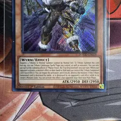 Master Peace, the True Dracoverlord 1st Edition Secret Rare DOOD-EN018 Yu-Gi-Oh! - Image 3