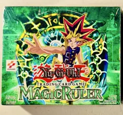 YU-GI-OH! MAGIC RULER "1st EDITION" Box Sealed 24 pack Blue Eyes Toon Dragon U a - Image 1