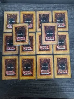 Lot Yu-Gi-Oh! Vintage Paper Playmat 1996 Field Card Deck Zone Official Rulebook - Image 2
