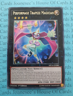 MP16-EN080 Performage Trapeze Magician Rare Yu-Gi-Oh Card 1st Edition New - Image 1