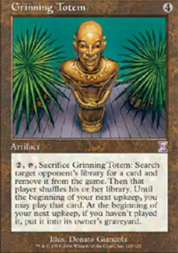 Grinning Totem ~ Lightly Played Timeshifted MTG Magic UltimateMTG Artifact Card - Image 1