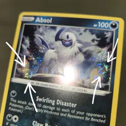 DOUBLE WHOLE SWIRL 🌀💫 Absol 097/189 Cosmos Holo Astral Radiance Pokemon Card - Image 1