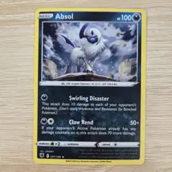 DOUBLE WHOLE SWIRL 🌀💫 Absol 097/189 Cosmos Holo Astral Radiance Pokemon Card - Image 2