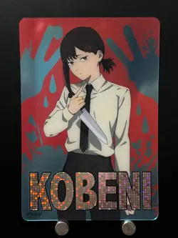 Kobeni Chainsaw Man Plastic Card Forte Japanese Anime Manga Collection - Image 1
