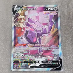 Pokemon TCG Genesect v Fusion Strike Holo Ultra Rare Card 255/264 Alt Art MINT - Image 1