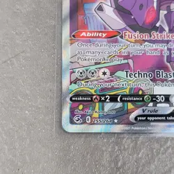 Pokemon TCG Genesect v Fusion Strike Holo Ultra Rare Card 255/264 Alt Art MINT - Image 3