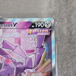 Pokemon TCG Genesect v Fusion Strike Holo Ultra Rare Card 255/264 Alt Art MINT - Image 4
