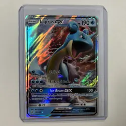 Lapras GX 35/149 Ultra Rare Sun & Moon Pokemon Card 2017 Mint - Image 1