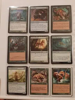 Mtg Green Cat Lot - 100+ Cards - Creatures Instants Enchantments - Magic - Image 2