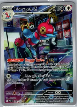 Porygon-Z 214/182 - Paradox RIft - Pokemon Card - NM - Illustration Rare - Image 1