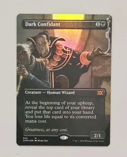 Dark Confidant (Borderless)*foil - Double Masters - NM - MTG - Image 1