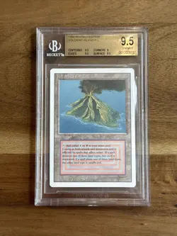 MTG Volcanic Island - 3rd Edition Revised 1994 BGS 9.5 GEM MINT Reserve List - Image 1