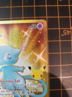 Mew 025/025 Celebrations Secret Rare Full Art Pokemon TCG NM With Hard Case - Image 3