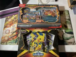 TWO BOXES Pokemon Game: Charizard ex Special Collection + Pikachu V Shining Fate - Image 1