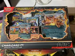 TWO BOXES Pokemon Game: Charizard ex Special Collection + Pikachu V Shining Fate - Image 5
