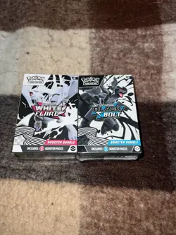Pokemon TCG Black Bolt And White Flare Booster Bundles. New And Sealed - Image 2