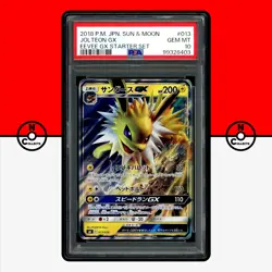 Pokemon PSA 10 Jolteon GX Holo 013/038 Starter Deck smI Japanese - Image 1