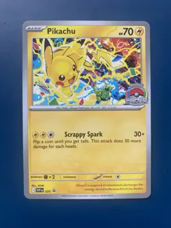 Pokemon Scarlet Violet Black Star Promo World Championship 2025 Pikachu Pokemon - Image 1