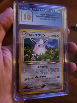 (POP 5) CGC 10 PRISTINE No.40 Light Wigglytuff Neo Pokemon Japanese Discovery - Image 1