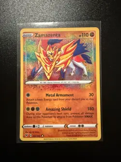 Pokemon Zamazenta Amazing Rare 102/185 Sword & Shield Vivid Voltage Pack Fresh - Image 1