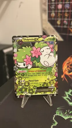 Pokemon Shaymin EX XY148 Black Star Promo DMG DAMAGED - Image 1
