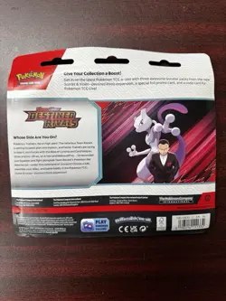 2 Pokemon TCG: Destined Rivals 3 Pack Blister And Paradox Rift SLEEVE - Image 3