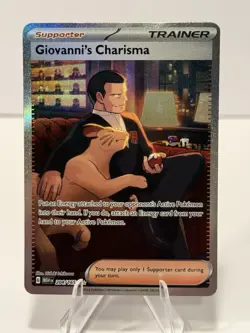 Giovanni's Charisma 204/165 Sv: Scarlet & Violet 151 Special Illustration Rare - Image 1